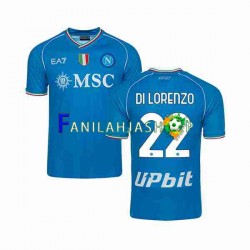 Napoli Pelipaidat DI LORENZO 22 Kotipelipaita 2023-2024 Lyhythihainen ,Miehet