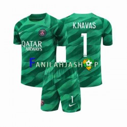 Paris Saint-Germain Pelipaidat K.NAVAS 1 Maalivahdin Kotipelipaita 2023-2024 Lyhythihainen ,Lapset