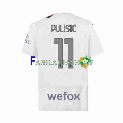 AC Milan Pelipaidat Christian Pulisic 11 Vieraspelipaita 2023-2024 Lyhythihainen ,Miehet