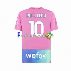 AC Milan Pelipaidat Rafael Leao 10 Kolmaspelipaita 2023-2024 Lyhythihainen ,Miehet