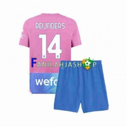 AC Milan Pelipaidat Tijjani Reijnders 14 Kolmaspelipaita 2023-2024 Lyhythihainen ,Lapset