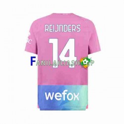 AC Milan Pelipaidat Tijjani Reijnders 14 Kolmaspelipaita 2023-2024 Lyhythihainen ,Miehet