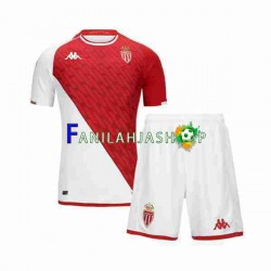 AS Monaco Pelipaidat Kotipelipaita 2023-2024 Lyhythihainen ,Lapset