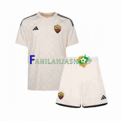 AS Roma Pelipaidat Vieraspelipaita 2023-2024 Lyhythihainen ,Lapset