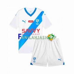 Al Hilal Pelipaidat Vieraspelipaita 2023-2024 Lyhythihainen ,Lapset