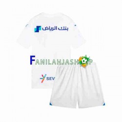 Al Hilal Pelipaidat Vieraspelipaita 2023-2024 Lyhythihainen ,Lapset