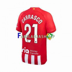 Atlético Madrid Pelipaidat 2 Yannick Carrasco 21 Kotipelipaita 2023-2024 Lyhythihainen ,Miehet