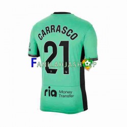 Atlético Madrid Pelipaidat 2 Yannick Carrasco 21 Kolmaspelipaita 2023-2024 Lyhythihainen ,Miehet
