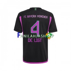 FC Bayern München Pelipaidat Matthijs de Ligt 4 Vieraspelipaita 2023-2024 Lyhythihainen ,Miehet