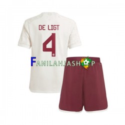 FC Bayern München Pelipaidat Matthijs de Ligt 4 Kolmaspelipaita 2023-2024 Lyhythihainen ,Lapset