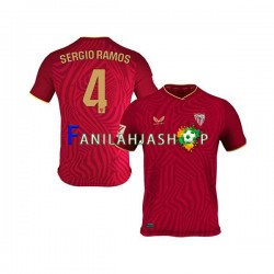 Sevilla FC Pelipaidat Sergio Ramos 4 Vieraspelipaita 2023-2024 Lyhythihainen ,Miehet