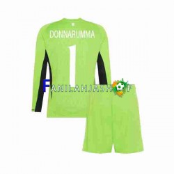 Italia Pelipaidat Donnarumma 1 Maalivahdin Kotipelipaita 2023 Pitkähihainen ,Lapset