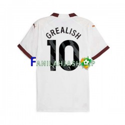 Manchester City Pelipaidat Jack Grealish 10 Vieraspelipaita 2023-2024 Lyhythihainen ,Miehet