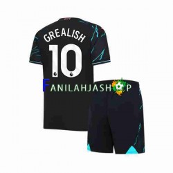 Manchester City Pelipaidat Jack Grealish 10 Kolmaspelipaita 2023-2024 Lyhythihainen ,Lapset