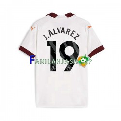 Manchester City Pelipaidat Julian Alvarez 19 Vieraspelipaita 2023-2024 Lyhythihainen ,Miehet
