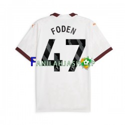 Manchester City Pelipaidat Phil Foden 47 Vieraspelipaita 2023-2024 Lyhythihainen ,Miehet