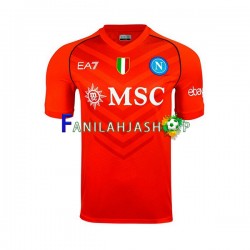 Napoli Pelipaidat Maalivahdin Kotipelipaita 2023-2024 Lyhythihainen ,Miehet