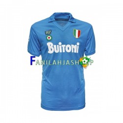Napoli Pelipaidat 1987 1988 Retro Kotipelipaita Lyhythihainen ,Miehet