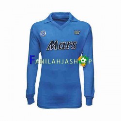 Napoli Pelipaidat 1989 1990 Retro Kotipelipaita Pitkähihainen ,Miehet