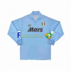 Napoli Pelipaidat 1990 1991 Retro Kotipelipaita Pitkähihainen ,Miehet