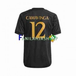 Real Madrid Pelipaidat Eduardo Camavinga 12 Kolmaspelipaita 2023-2024 Lyhythihainen ,Miehet