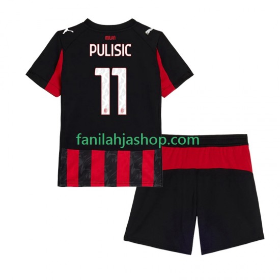 AC Milan Pelipaidat Christian Pulisic 11 Kotipelipaita 2025-2026 Lyhythihainen ,Lapset