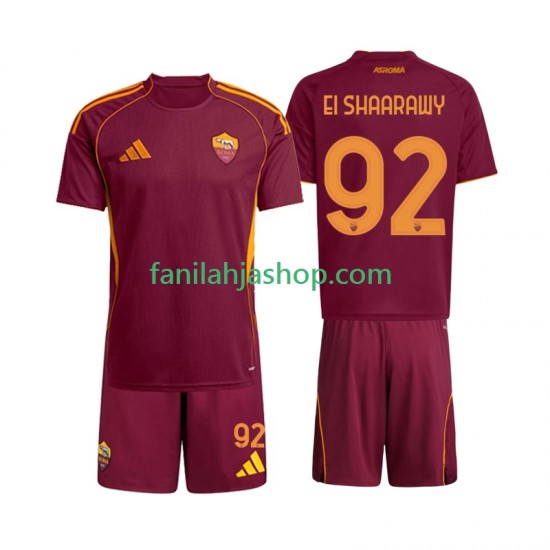 AS Roma Pelipaidat Stephan El Shaarawy 92 Kotipelipaita 2025-2026 Lyhythihainen ,Lapset