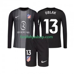Atlético Madrid Pelipaidat Jan Oblak 13 Maalivahdin Vieraspelipaita 2025-2026 Pitkähihainen ,Lapset