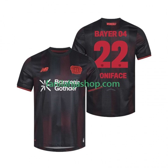 Bayer 04 Leverkusen Pelipaidat Victor Boniface 22 Kotipelipaita 2025-2026 Lyhythihainen ,Miehet