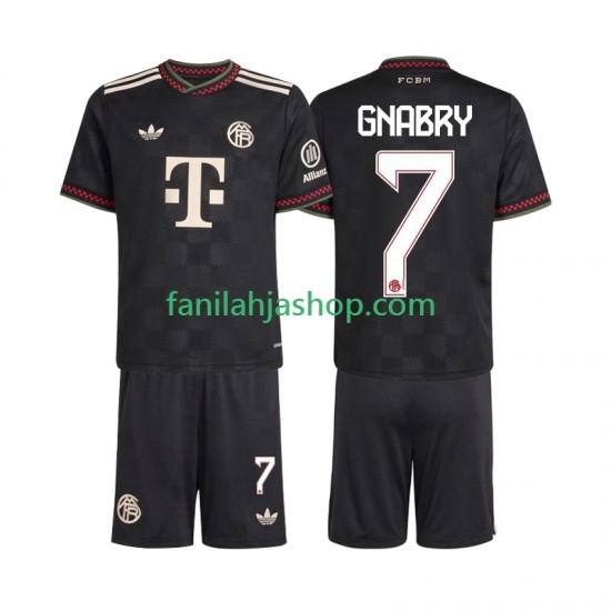 FC Bayern München Pelipaidat Serge Gnabry 7 Kolmaspelipaita 2025-2026 Lyhythihainen ,Lapset