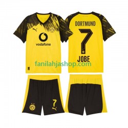 Borussia Dortmund Pelipaidat Jobe Bellingham 7 Kotipelipaita 2025-2026 Lyhythihainen ,Lapset
