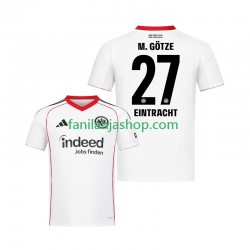 Eintracht Frankfurt Pelipaidat Mario Gotze 27 Vieraspelipaita 2025-2026 Lyhythihainen ,Miehet
