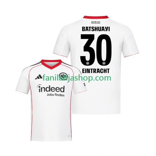 Eintracht Frankfurt Pelipaidat Michy Batshuayi 30 Vieraspelipaita 2025-2026 Lyhythihainen ,Miehet
