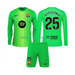 FC Barcelona Pelipaidat Szczesny 25 Maalivahdin Kotipelipaita 2025-2026 Pitkähihainen ,Lapset
