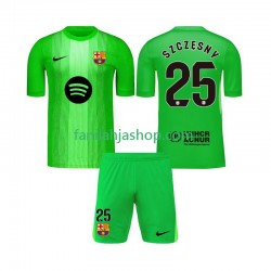 FC Barcelona Pelipaidat Szczesny 25 Maalivahdin Kotipelipaita 2025-2026 Lyhythihainen ,Lapset