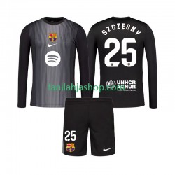 FC Barcelona Pelipaidat Szczesny 25 Maalivahdin Kolmaspelipaita 2025-2026 Pitkähihainen ,Lapset