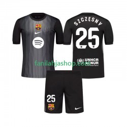 FC Barcelona Pelipaidat Szczesny 25 Maalivahdin Kolmaspelipaita 2025-2026 Lyhythihainen ,Lapset
