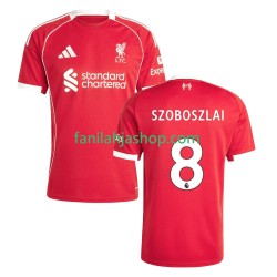 Liverpool Pelipaidat Dominik Szoboszlai 8 Kotipelipaita 2025-2026 Lyhythihainen ,Miehet