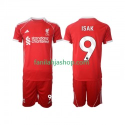 Liverpool Pelipaidat ISAK 9 Kotipelipaita 2025-2026 Lyhythihainen ,Lapset