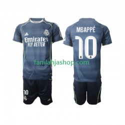 Real Madrid Pelipaidat Mbappé Kylian 10 Vieraspelipaita 2025-2026 Lyhythihainen ,Lapset