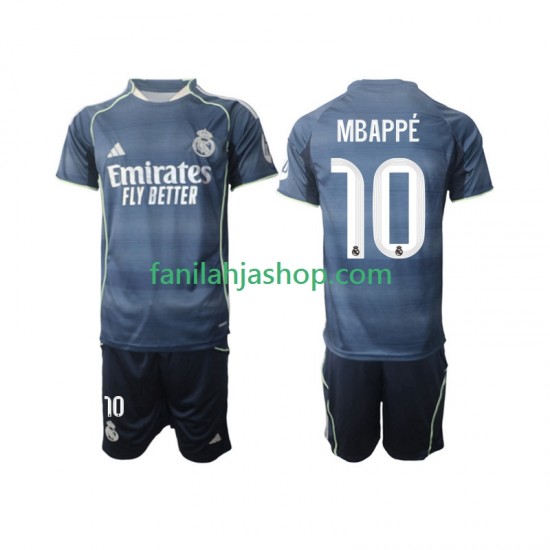 Real Madrid Pelipaidat Mbappé Kylian 10 Vieraspelipaita 2025-2026 Lyhythihainen ,Lapset