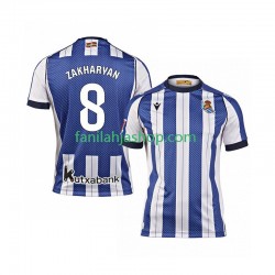Real Sociedad Pelipaidat Arsen Zakharyan 8 Kotipelipaita 2025-2026 Lyhythihainen ,Miehet