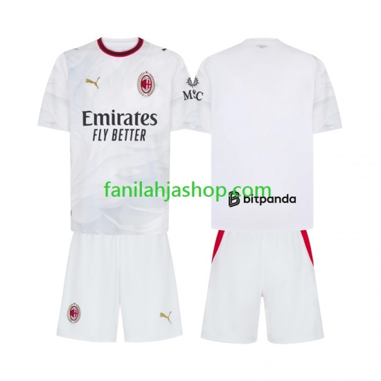AC Milan Pelipaidat Vieraspelipaita 2026-2027 Lyhythihainen ,Lapset