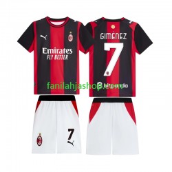AC Milan Pelipaidat Gimenez 7 Kotipelipaita 2026-2027 Lyhythihainen ,Lapset