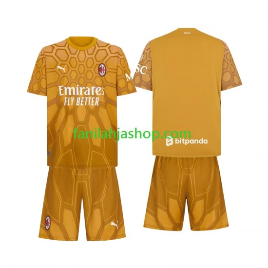 AC Milan Pelipaidat Maalivahdin Kotipelipaita 2026-2027 Lyhythihainen ,Lapset