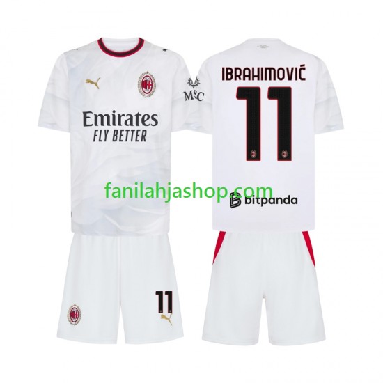 AC Milan Pelipaidat Ibrahimovic 11 Vieraspelipaita 2026-2027 Lyhythihainen ,Lapset