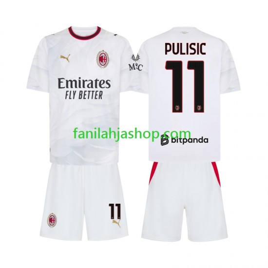 AC Milan Pelipaidat Pulisic 11 Vieraspelipaita 2026-2027 Lyhythihainen ,Lapset