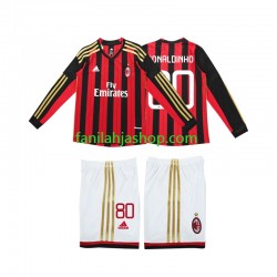AC Milan Pelipaidat RONALDINHO 80 2013 2014 Retro Kotipelipaita Pitkähihainen ,Lapset AC Milan Pelipaidat RONALDINHO 80 2013 2014 Retro Kotipelipaita Pitkähihainen ,Lapset