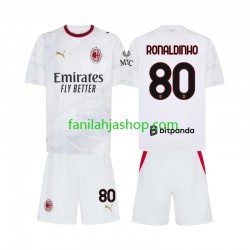 AC Milan Pelipaidat Ronaldinho 80 Vieraspelipaita 2026-2027 Lyhythihainen ,Lapset AC Milan Pelipaidat Ronaldinho 80 Vieraspelipaita 2026-2027 Lyhythihainen ,Lapset