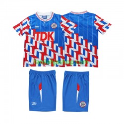 AFC Ajax Pelipaidat 1989 1990 Retro Vieraspelipaita Pitkähihainen ,Lapset